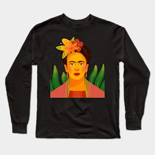 Frida Kahlo Long Sleeve T-Shirt